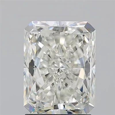 2.21ct J VS2 Rare Carat Ideal Cut Radiant Diamond