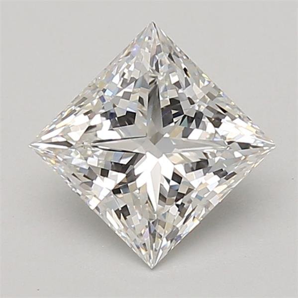 1.59ct E VVS2 Rare Carat Ideal Cut Princess Lab Grown Diamond