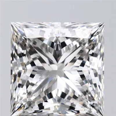 1.83ct H VS2 Rare Carat Ideal Cut Princess Lab Grown Diamond
