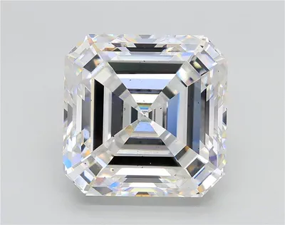 7.03ct E VS2 Excellent Cut Asscher Lab Grown Diamond