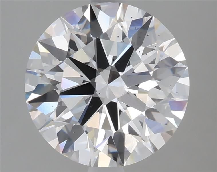 3.07ct F SI1 Rare Carat Ideal Cut Round Lab Grown Diamond