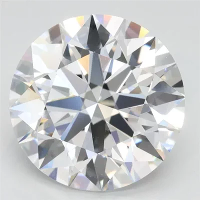 4.15ct D VVS1 Rare Carat Ideal Cut Round Lab Grown Diamond