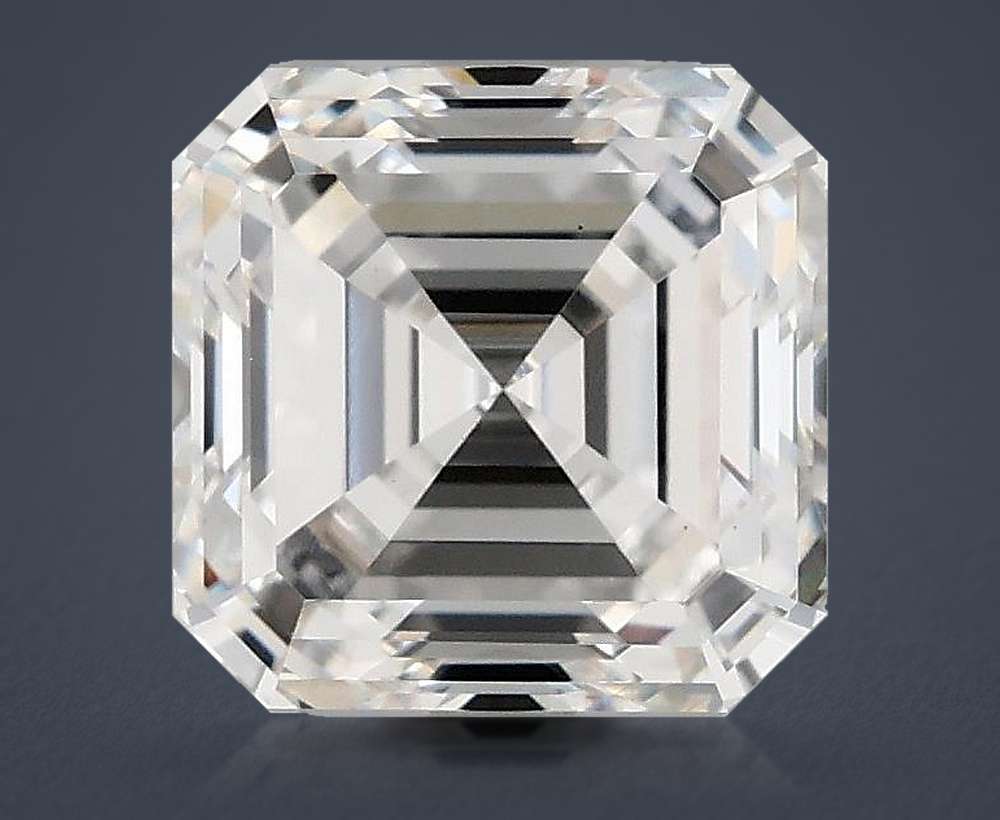2.50ct E VS1 Rare Carat Ideal Cut Asscher Lab Grown Diamond
