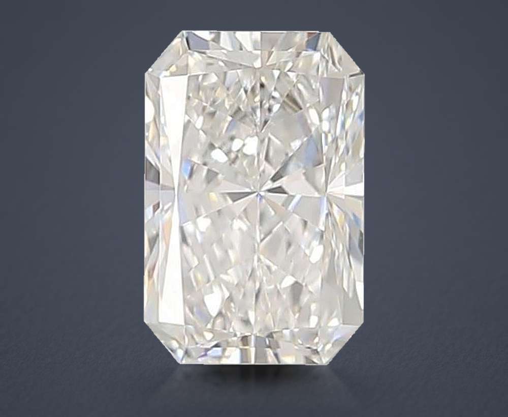 1.08ct E VVS2 Very Good Cut Radiant Lab Grown Diamond
