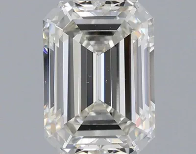 1.13ct I VS1 Rare Carat Ideal Cut Emerald Lab Grown Diamond