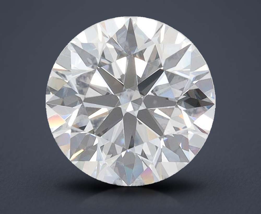 1.29ct D VVS2 Rare Carat Ideal Cut Round Lab Grown Diamond