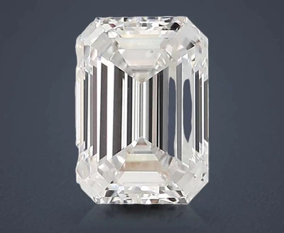 6.03ct E VS1 Very Good Cut Emerald Lab Grown Diamond