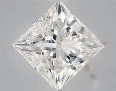 2.52ct D VS2 Rare Carat Ideal Cut Princess Lab Grown Diamond
