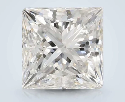 2.52ct D VS2 Rare Carat Ideal Cut Princess Lab Grown Diamond