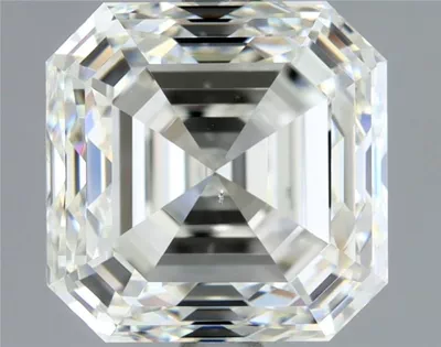 3.71ct I VS2 Very Good Cut Asscher Diamond