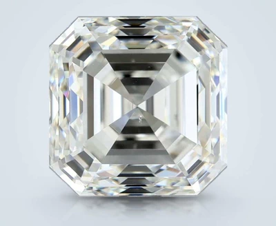 3.71ct I VS2 Very Good Cut Asscher Diamond