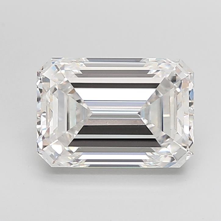 5.09ct F VVS2 Excellent Cut Emerald Lab Grown Diamond
