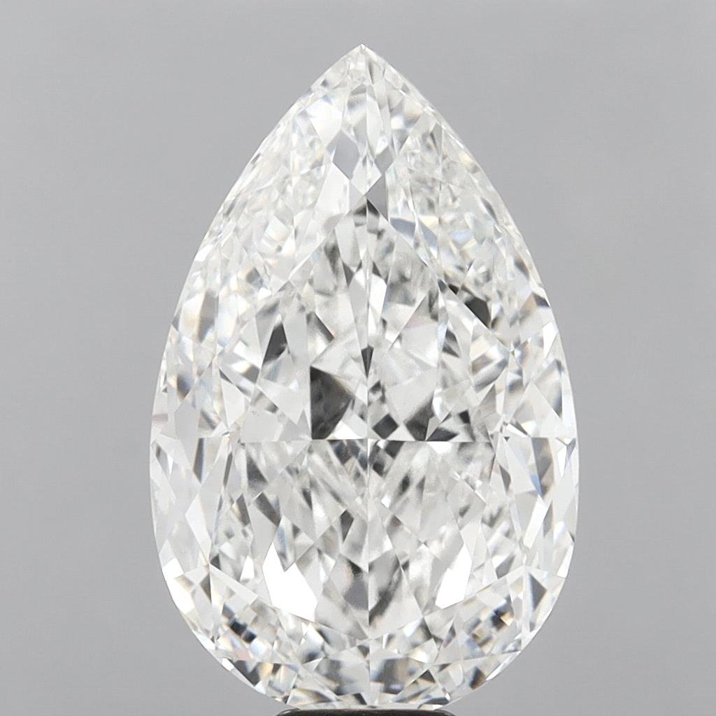15.05ct F VVS2 Rare Carat Ideal Cut Pear Lab Grown Diamond