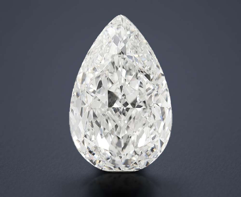 15.05ct F VVS2 Rare Carat Ideal Cut Pear Lab Grown Diamond