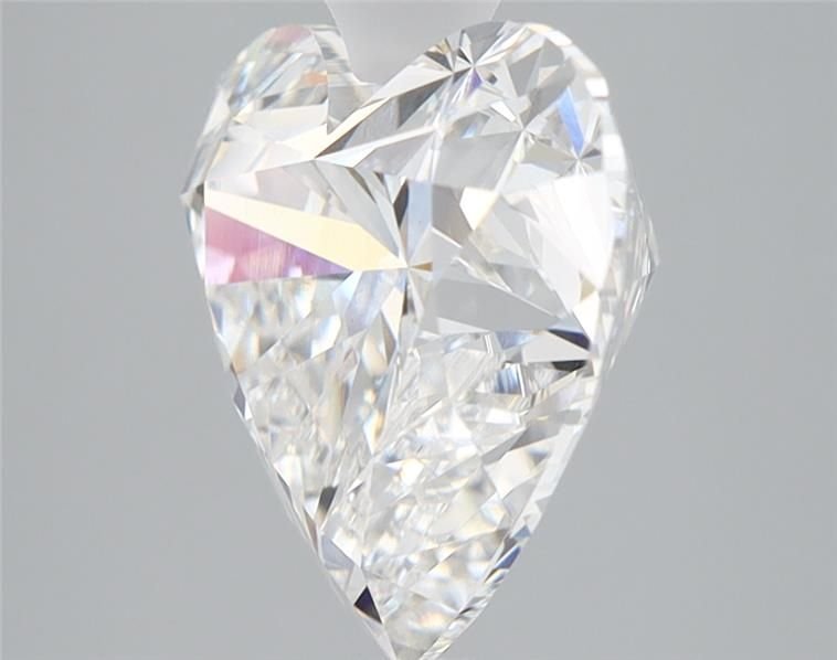 4.56ct F VS2 Rare Carat Ideal Cut Heart Lab Grown Diamond