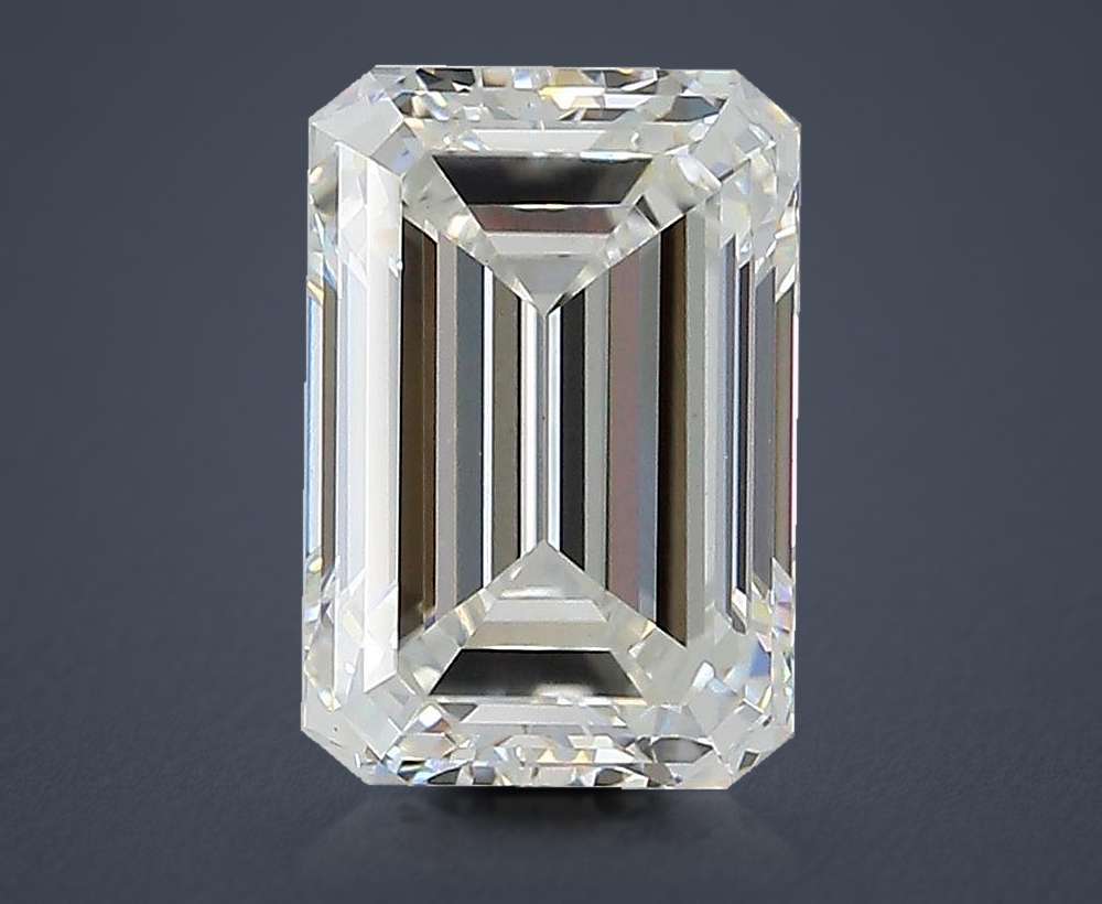 2.57ct G VS1 Rare Carat Ideal Cut Emerald Lab Grown Diamond