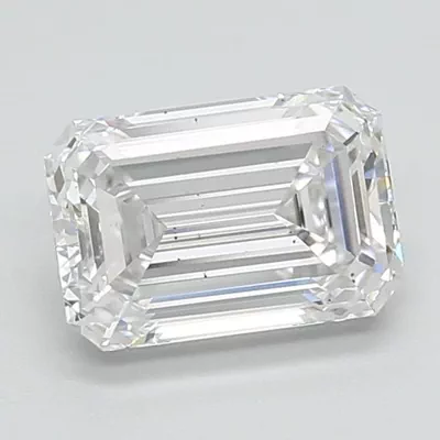 1.43ct E VS2 Rare Carat Ideal Cut Emerald Lab Grown Diamond