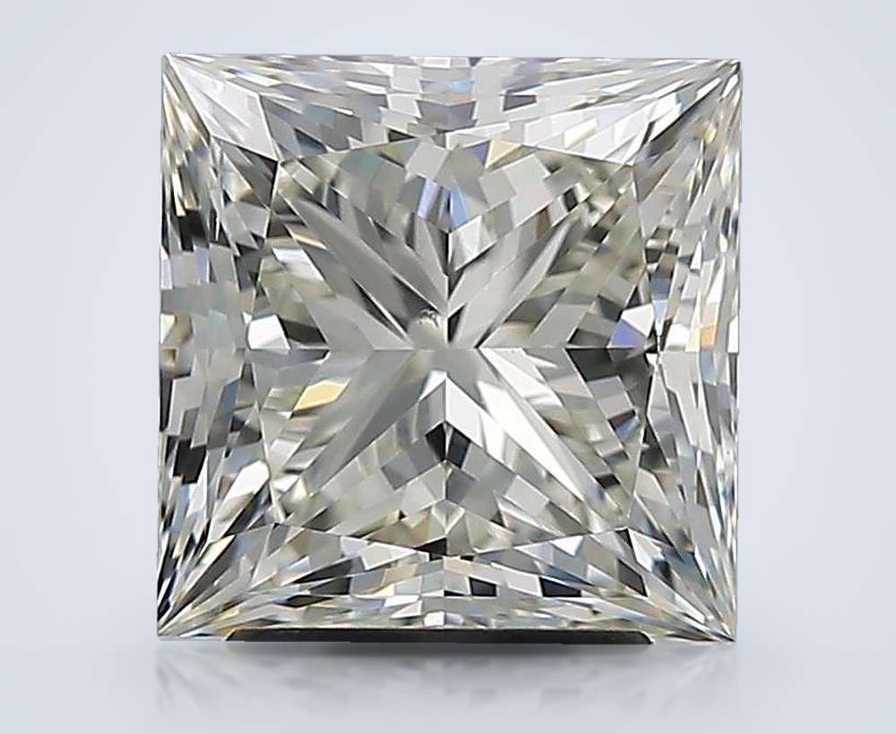 3.01ct K SI1 Rare Carat Ideal Cut Princess Diamond