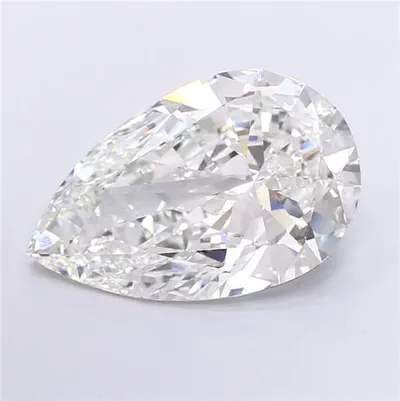 15.05ct G VVS2 Very Good Cut Pear Lab Grown Diamond