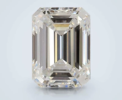 3.07ct E VS1 Rare Carat Ideal Cut Emerald Lab Grown Diamond