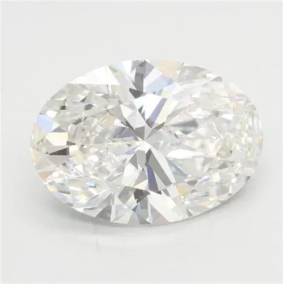 3.05ct F VVS2 Rare Carat Ideal Cut Oval Lab Grown Diamond