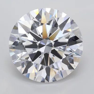 2.63ct D FL Rare Carat Ideal Cut Round Lab Grown Diamond
