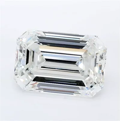 16.11ct F VVS2 Rare Carat Ideal Cut Emerald Lab Grown Diamond