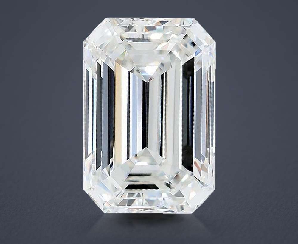 16.11ct F VVS2 Rare Carat Ideal Cut Emerald Lab Grown Diamond
