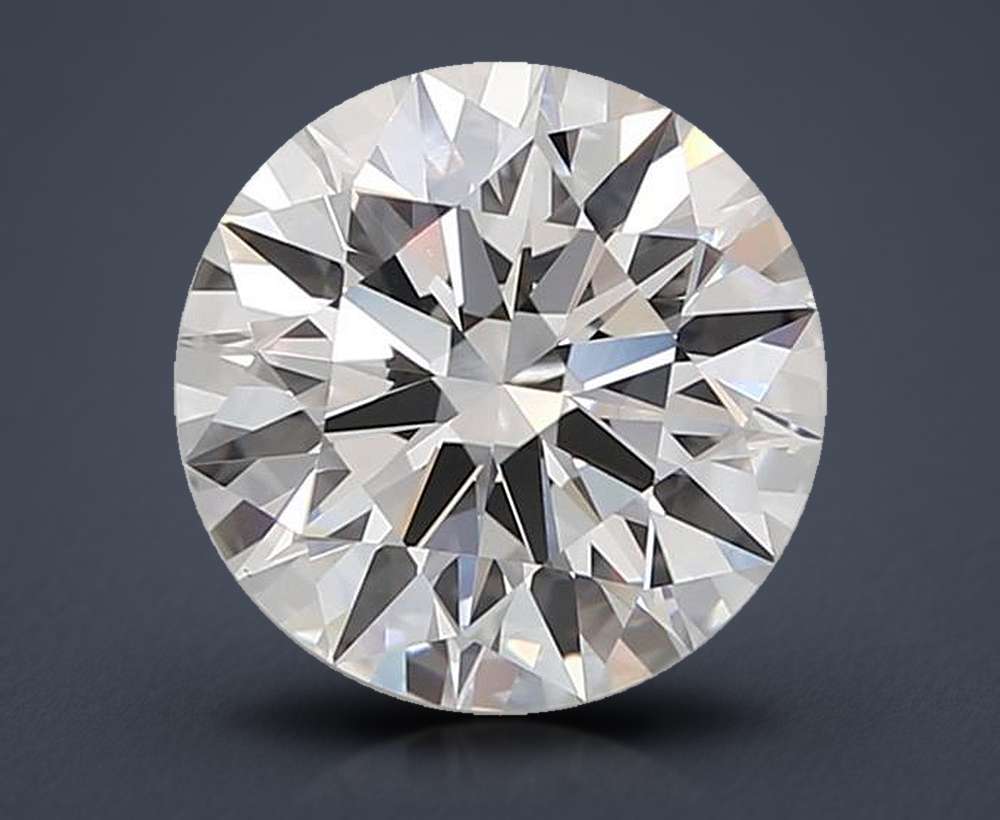 3.01ct F VS1 Rare Carat Ideal Cut Round Lab Grown Diamond