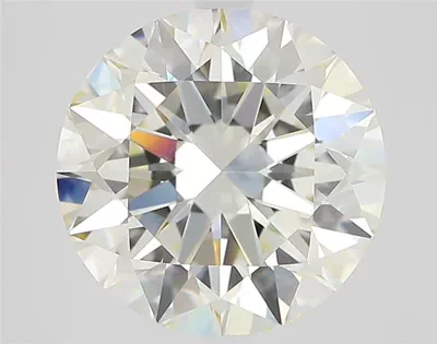 3.01ct K VVS2 Rare Carat Ideal Cut Round Diamond