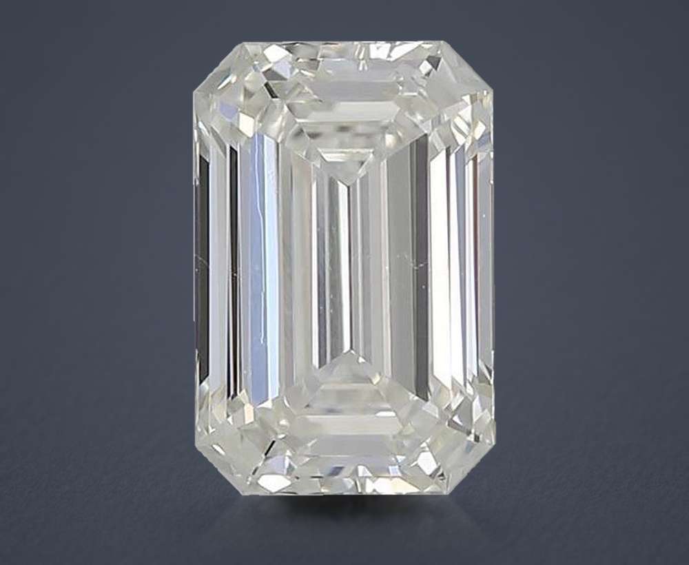 0.97ct J VS2 Rare Carat Ideal Cut Emerald Diamond