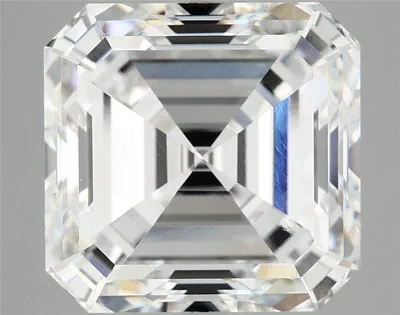 7.11ct E VVS2 Very Good Cut Asscher Lab Grown Diamond