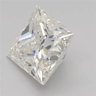 1.58ct F VVS2 Rare Carat Ideal Cut Princess Lab Grown Diamond