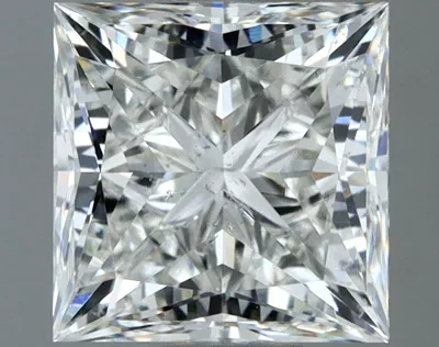 2.02ct H SI2 Rare Carat Ideal Cut Princess Diamond