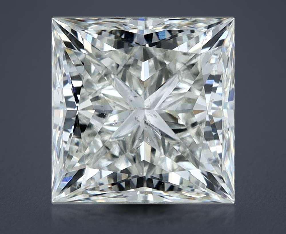 2.02ct H SI2 Rare Carat Ideal Cut Princess Diamond