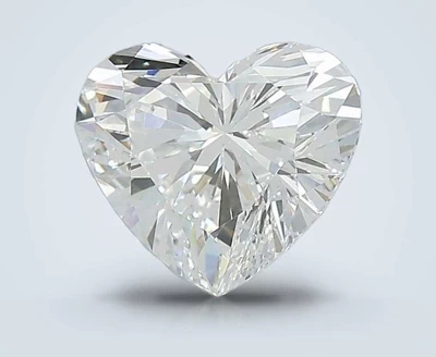 1.71ct D VVS2 Rare Carat Ideal Cut Heart Lab Grown Diamond