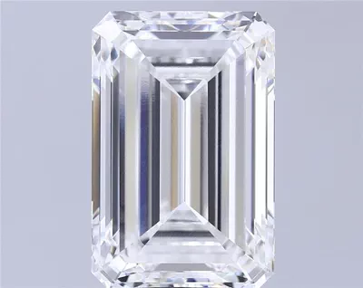 16.02ct F VVS2 Rare Carat Ideal Cut Emerald Lab Grown Diamond