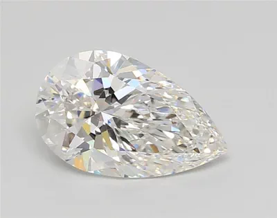 2.06ct F VVS2 Rare Carat Ideal Cut Pear Lab Grown Diamond