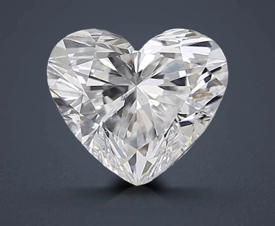 1.52ct D VS2 Rare Carat Ideal Cut Heart Diamond
