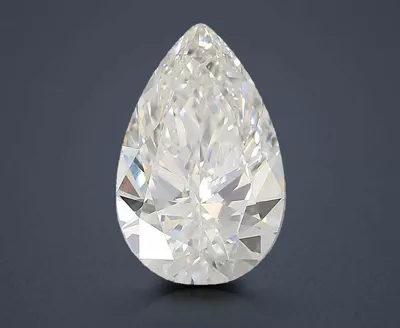 2.82ct F VVS2 Rare Carat Ideal Cut Pear Lab Grown Diamond