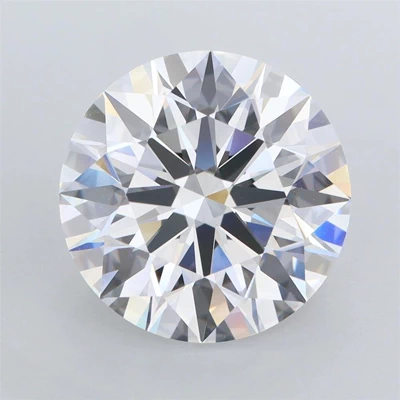 4.85ct D FL Rare Carat Ideal Cut Round Lab Grown Diamond