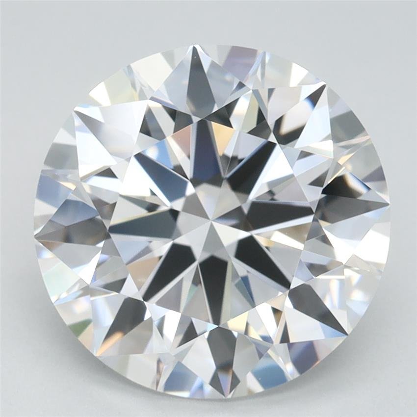 4.07ct D FL Rare Carat Ideal Cut Round Lab Grown Diamond