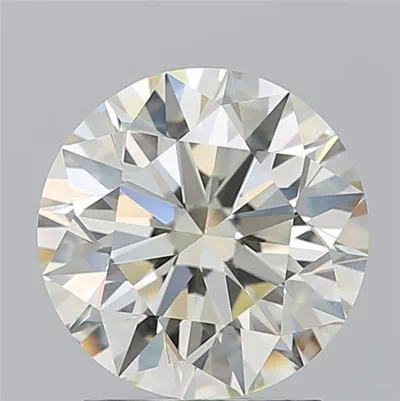 2.16ct K VVS2 Rare Carat Ideal Cut Round Diamond