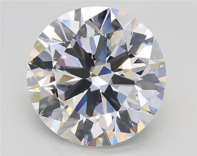 4.02ct F VS2 Rare Carat Ideal Cut Round Lab Grown Diamond