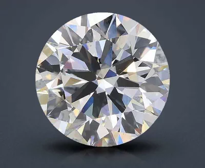 4.02ct F VS2 Rare Carat Ideal Cut Round Lab Grown Diamond