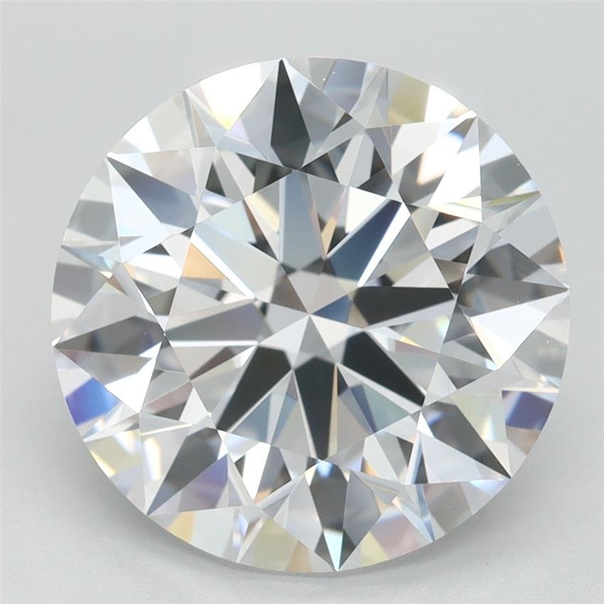 4.01ct D FL Rare Carat Ideal Cut Round Lab Grown Diamond