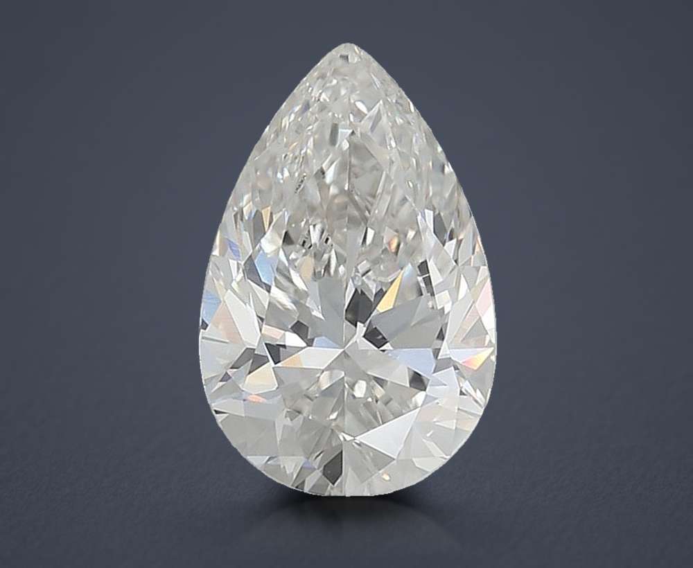 2.75ct G VVS2 Rare Carat Ideal Cut Pear Lab Grown Diamond