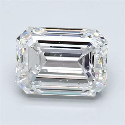 1.50ct E SI1 Very Good Cut Emerald Diamond