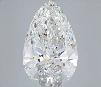 12.01ct F VVS2 Rare Carat Ideal Cut Pear Lab Grown Diamond