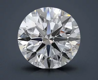 4.40ct F SI1 Rare Carat Ideal Cut Round Diamond